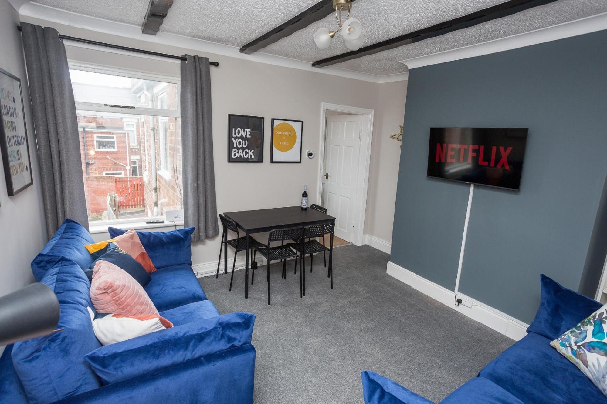 The Avenue-3 Bed Sleeps 6 Great For Contractors Villa Gateshead Exteriör bild